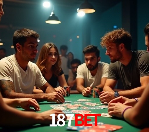 Interface moderna da plataforma 187BET